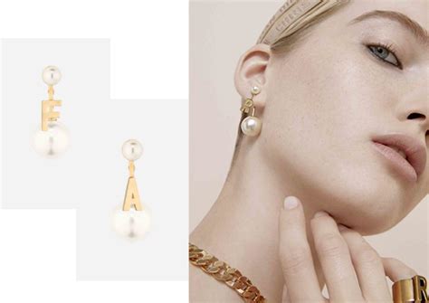 dior abc earrings